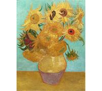 Artery8 Unframed Wall Art Vincent Willem Van Gogh Dutch Sunflowers - 12X16 Inch