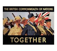 Artery8 Unframed Wall Art War British Commonwealth Empire Ww2 Soldier Military Uk Vintage - 12X16 Inch