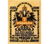 Artery8 Unframed Wall Art War Wwi Austria Hungary Loan Eagle Crest Arms - 12X16 Inch