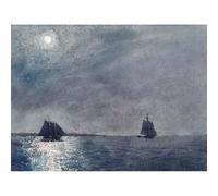 Artery8 Unframed Wall Art Winslow Homer Eastern Point Light - 12X16 Inch