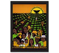 Artery8 United Farm Workers Grape Lettuce Boycott Political A4 Artwork Framed Wall Art Print
