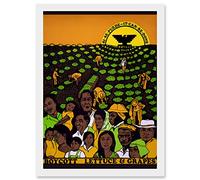 Artery8 United Farm Workers Grape Lettuce Boycott Political A4 Artwork Framed Wall Art Print