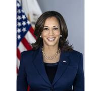 Artery8 US Vice President Kamala Harris United States America Portrait Photo Unframed Wall Art Print Poster Home Decor Premium