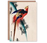 Artery8 Utagawa Hiroshige Japanese Art Card Pheasant and Small Pine