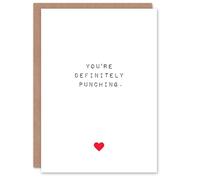 Artery8 Valentines Day Greeting Card Fun Funny Humour Definitely Punching For Him Husband Partner
