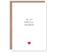 Artery8 Valentines Day Greeting Card My Special Someone For Him or Her