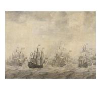 Artery8 Van De Velde Episode Four Days Battle War Large Wall Art Poster Print Thick Paper 18X24 Inch