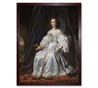 Artery8 Van Der Helst Mary Stuart Princess Of Orange Art Print Framed Poster Wall Decor 12x16 inch