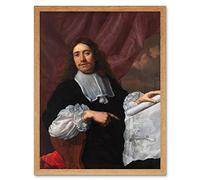 Artery8 Van Der Helst Willem Van De Velde Ii Painting Art Print Framed Poster Wall Decor 12x16 inch