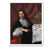 Artery8 Van Der Helst Willem Van De Velde Ii Painting Art Print Framed Poster Wall Decor 12x16 inch
