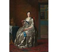 Artery8 Van Der Mijn Portrait Of Maggie Muilman Painting Art Print Canvas Premium Wall Decor Poster Mural