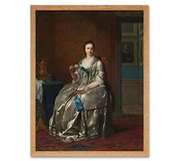Artery8 Van Der Mijn Portrait Of Maggie Muilman Painting Art Print Framed Poster Wall Decor 12x16 inch