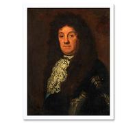 Artery8 Van Der Plas Portrait Vice Admiral Cornelis Tromp Art Print Framed Poster Wall Decor 12x16 inch