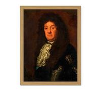 Artery8 Van Der Plas Portrait Vice Admiral Cornelis Tromp Artwork Framed Wall Art Print 18X24 Inch