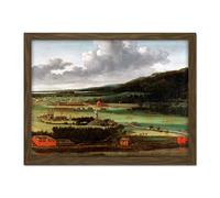 Artery8 Van Everdingen Henry Trip'S Cannon Foundry Artwork Framed Wall Art Print 18X24 Inch