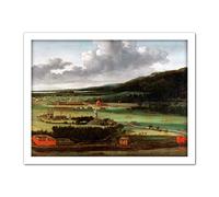 Artery8 Van Everdingen Henry Trip'S Cannon Foundry Artwork Framed Wall Art Print 18X24 Inch