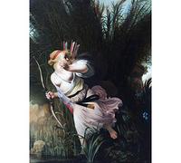 Artery8 Van Everdingen Pan And Syrinx Painting Premium Wall Art Canvas Print 18X24 Inch