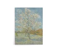 Artery8 Van Gogh The Peach Tree Canvas Wall Art Print in Blue | Size: W24" x H32" Artery8 Blue W24" x H32"