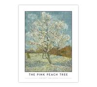 Artery8 Van Gogh The Pink Peach Tree Souvenir de Mauve Living Room Large Wall Art Poster Print Thick Paper 18X24 Inch
