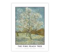 Artery8 Van Gogh The Pink Peach Tree Souvenir de Mauve Living Room Extra Large XL Wall Art Poster Print