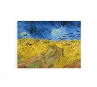 Artery8 Van Gogh Wheatfield With Crows Canvas Wall Art Print | Size: W24" x H32" Artery8 Multicolor W24" x H32"