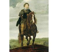 Artery8 Van Hillegaert Portrait Prince Frederick Horse Large Wall Art Poster Print Thick Paper 18X24 Inch