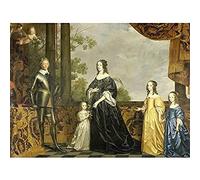 Artery8 Van Honthorst Portrait Family Frederick Amalia Unframed Wall Art Print Poster Home Decor Premium