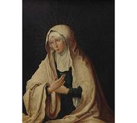 Artery8 Van Leyden Virgin Mary Painting Large Wall Art Poster Print Thick Paper 18X24 Inch