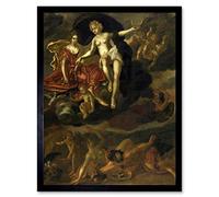 Artery8 Van Malsen Diana Virtus Punish Venus And Bacchus Art Print Framed Poster Wall Decor 12x16 inch