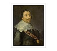 Artery8 Van Mierevelt Portrait Admiral Tromp Harpertsz Artwork Framed Wall Art Print 18X24 Inch
