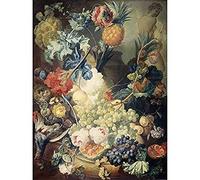 Artery8 Van Os Still Life Flowers Fruits Birds Painting Unframed Wall Art Print Poster Home Decor Premium