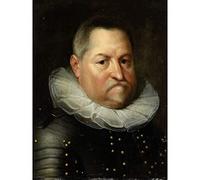 Artery8 Van Ravesteyn Portrait John Count Nassau Premium Wall Art Canvas Print 18X24 Inch