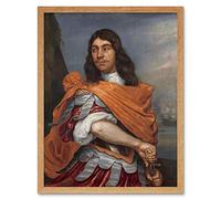 Artery8 Van Westerveld Portrait Admiral Tromp Rome Costume Art Print Framed Poster Wall Decor 12x16 inch