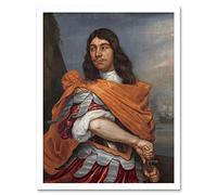 Artery8 Van Westerveld Portrait Admiral Tromp Rome Costume Art Print Framed Poster Wall Decor 12x16 inch