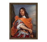 Artery8 Van Westerveld Portrait Admiral Tromp Rome Costume Artwork Framed Wall Art Print 18X24 Inch