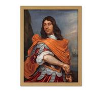 Artery8 Van Westerveld Portrait Admiral Tromp Rome Costume Artwork Framed Wall Art Print 18X24 Inch