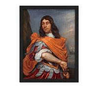 Artery8 Van Westerveld Portrait Admiral Tromp Rome Costume Artwork Framed Wall Art Print 18X24 Inch