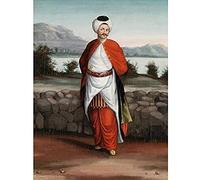 Artery8 Vanmour Choadar Servant Of The Ambassador Painting Art Print Canvas Premium Wall Decor Poster Mural