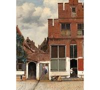 Artery8 Vermeer View Of Houses In Delft The Little Street Premium Wall Art Canvas Print 18X24 Inch