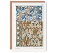 Artery8 Maurice Pillard Verneuil Art Card Snowdrops Art Nouveau Floral Patterns