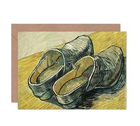 Artery8 Vincent Van Gogh A Pair Of Leather Clogs Fine Art Greeting Card Plus Envelope Blank Inside