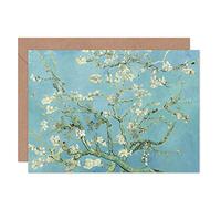 Artery8 Vincent Van Gogh Almond Blossom Fine Art Greeting Card Plus Envelope Blank Inside