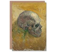 Artery8 Vincent van Gogh Art Card Human Skull Study in Yellow