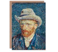 Artery8 Vincent van Gogh Art Card Self Portrait with Grey Felt Hat