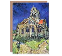 Artery8 Vincent van Gogh Art Card The Church at Auvers Oil Painting