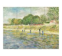 Artery8 Vincent Van Gogh Bank Of The Seine XL Giant Panel Poster (8 Sections)