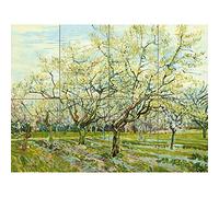 Artery8 Vincent Van Gogh De Witte Boomgaard XL Giant Panel Poster (8 Sections)