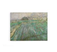 Artery8 Vincent Van Gogh Dutch Rain Canvas Wall Art Print | Size: W18" x H24" Artery8 Multicolor W18" x H24"