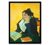 Artery8 Vincent Van Gogh Framed Wall Art Print Madame Joseph Michel Ginoux - A3 Size
