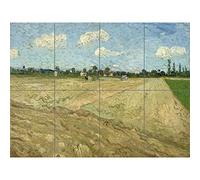 Artery8 Vincent Van Gogh Geploegde Akkers De Voren XL Giant Panel Poster (8 Sections)